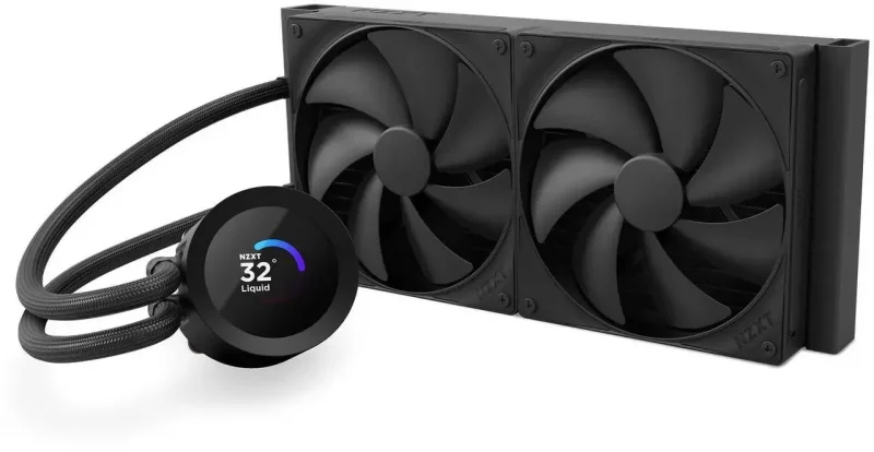 Охладител за процесор NZXT Kraken Plus 280 LCD Display - Black - Image 2
