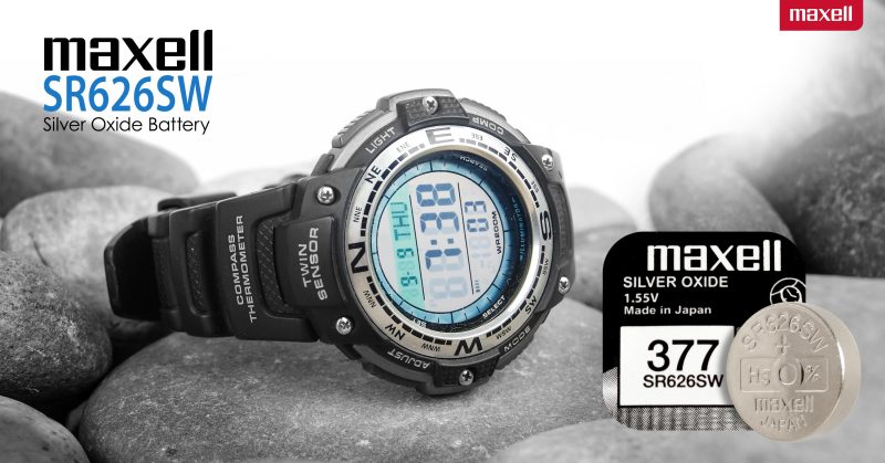 Бутонна батерия сребърна MAXELL SR626 SW /AG4/377/ 1.55V - Image 3