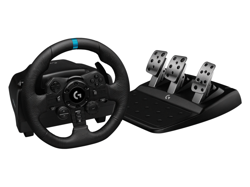 Волан LOGITECH G923 + LOGITECH скоростен лост за PS4/PS5/PC - Image 2