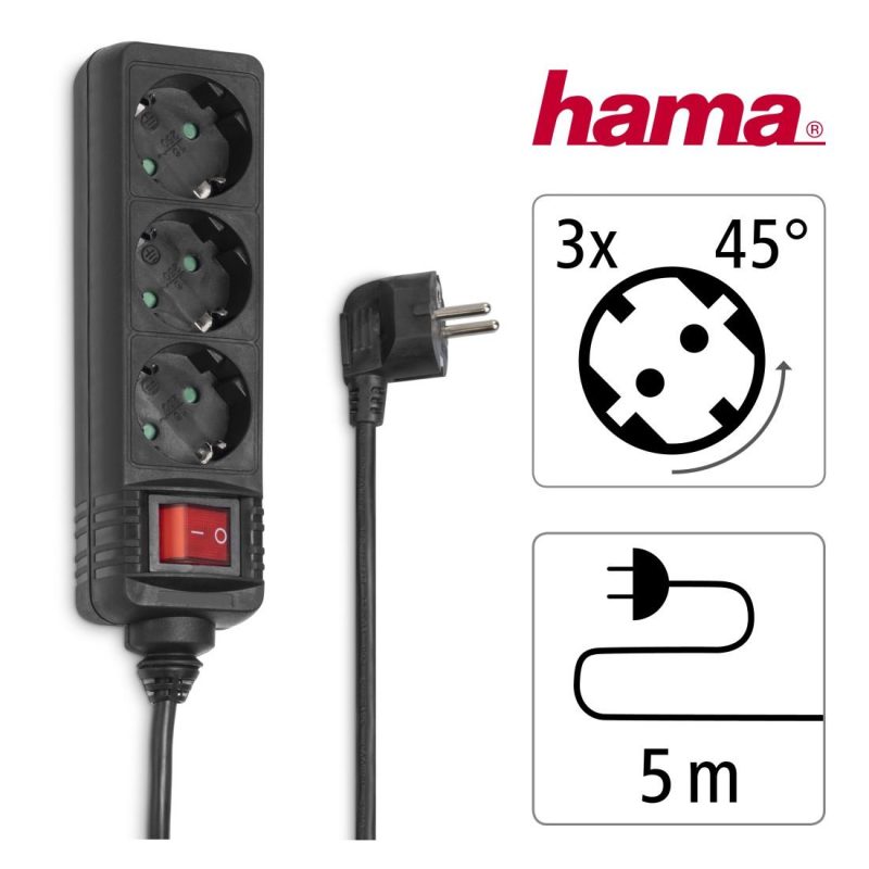 Разклонител HAMA 108835, 3гнезда, 108835 - Image 5