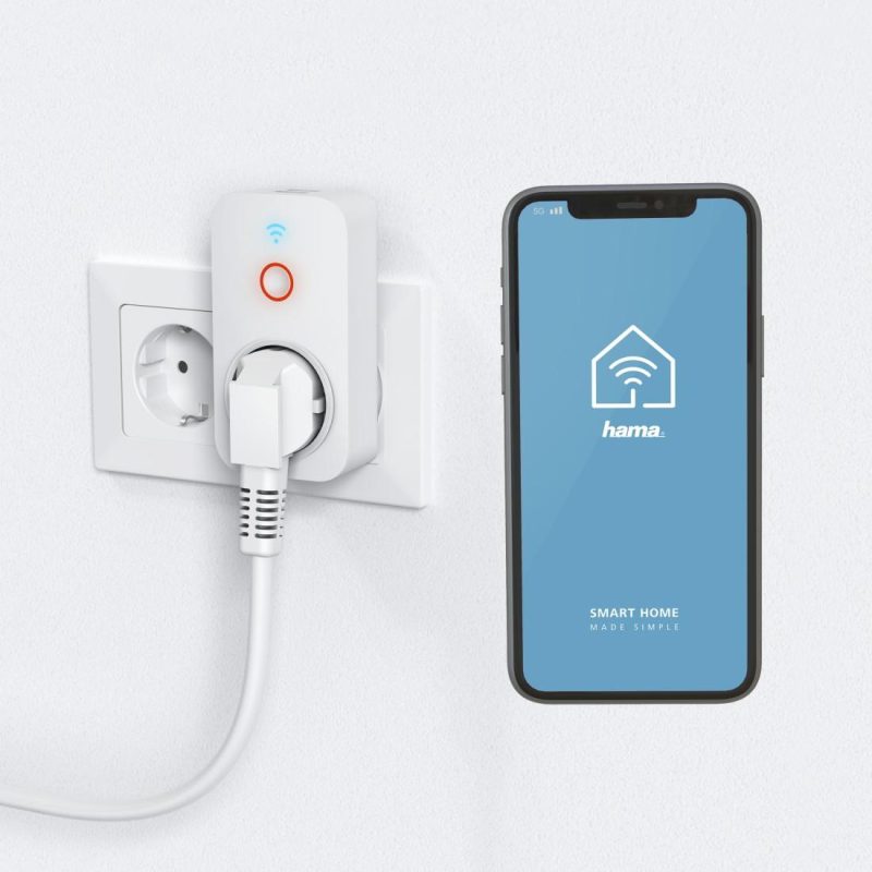 HAMA Смарт WiFi конктакт, 2 USB порта, 2300 W, 10 A, HAMA-176612 - Image 5
