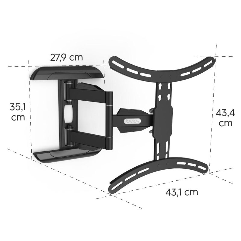 Стенна стойка за TV Fullmotion, 165 см, 32-65 ", 220834 - Image 21