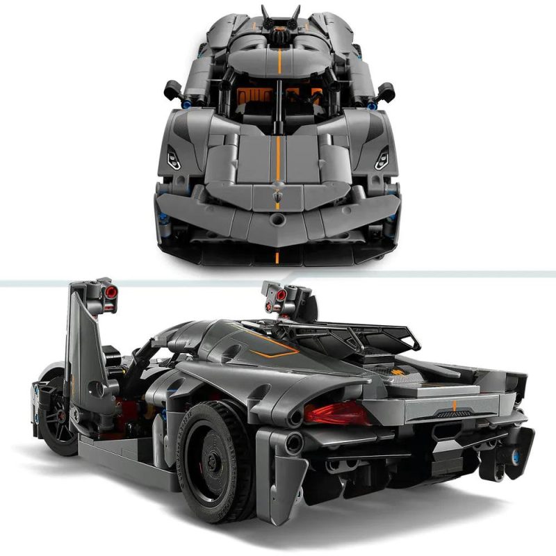 LEGO Technic - Koenigsegg Jesko Absolut Grey Hypercar, 42173 - Image 4