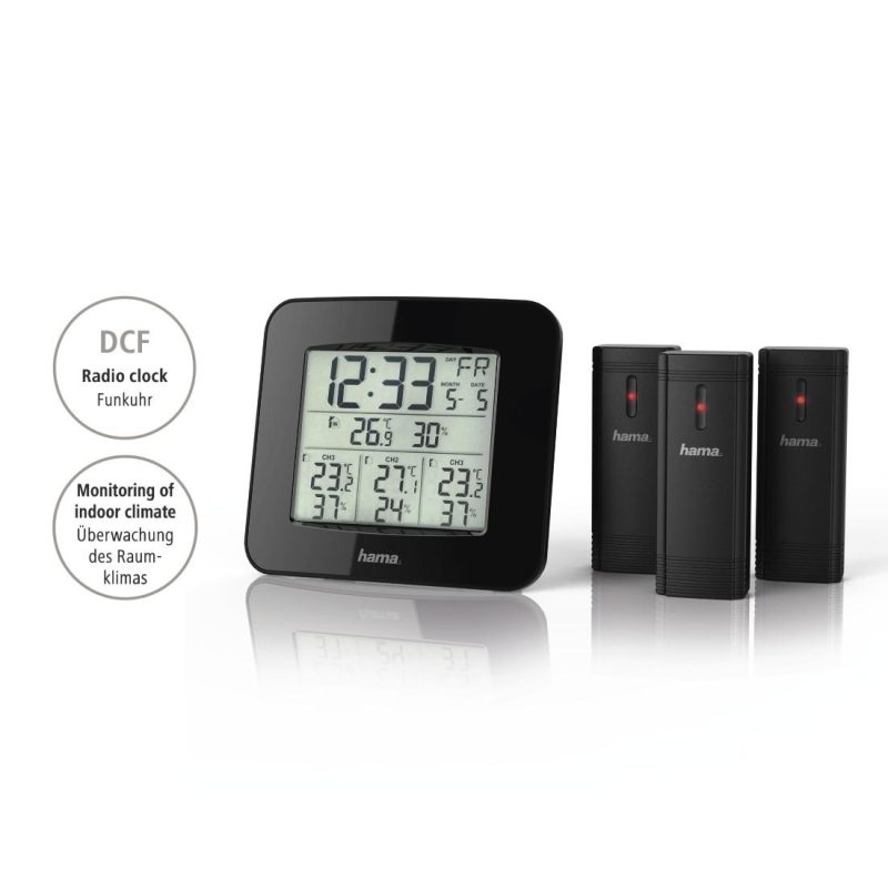 Електронна метеостанция HAMA EWS-Trio, 186311 - Image 3