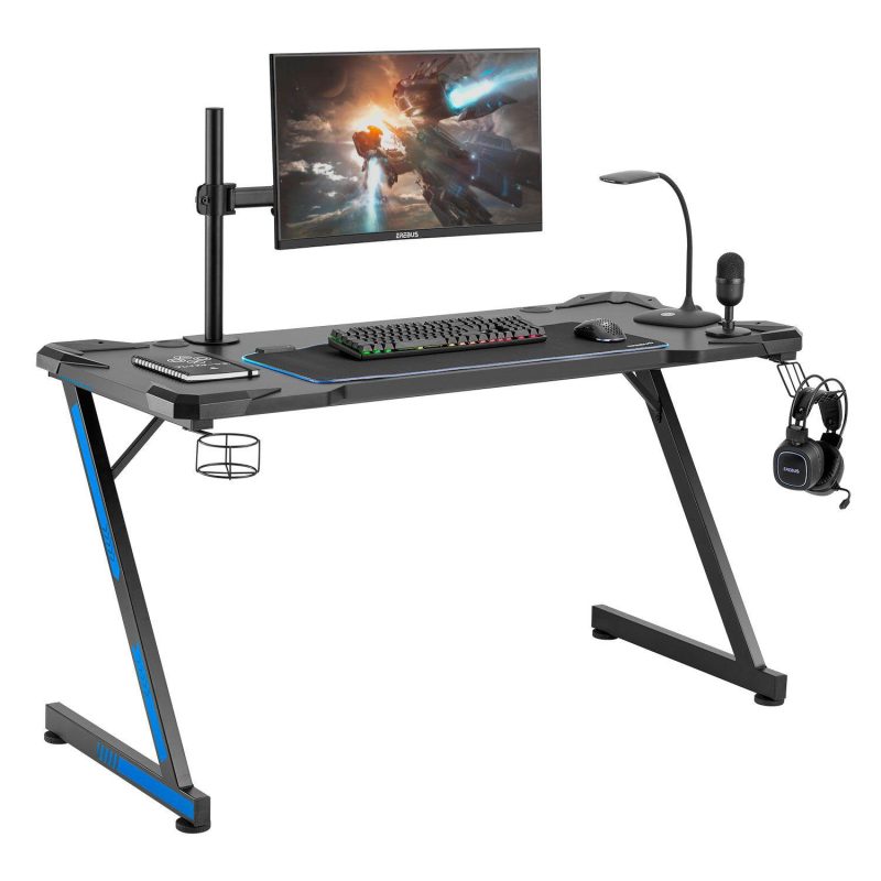 Геймърско бюро Nemesis II - Black/Blue - Image 4