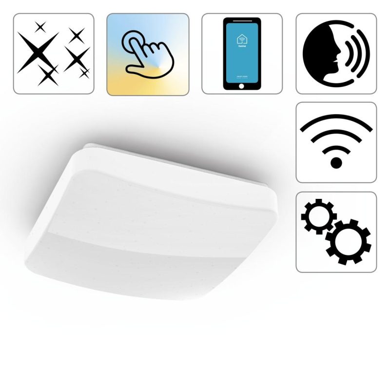 Hama WiFi Таванно осветление, квадрат, 27 cm, 176605 - Image 8