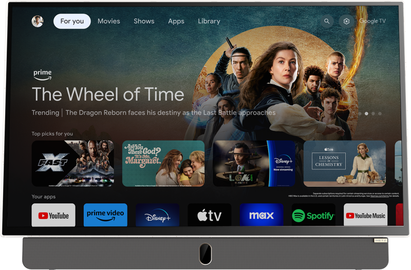 Портативен телевизор METZ 24MPE7000 24" FHD(1920x1080) GoogleTV, HDR10 - Image 6