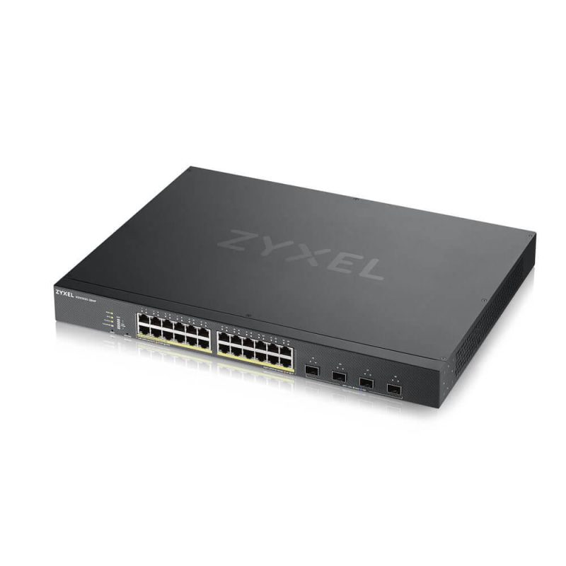 Суич ZYXEL XGS1930-28HP, 28 портов управляем L3, 24x Gigabit, 4x SFP+ порта, PoE ports - Image 3