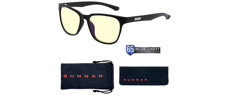 Компютърни очила GUNNAR Berkeley Onyx Amber, Черен - Image 4