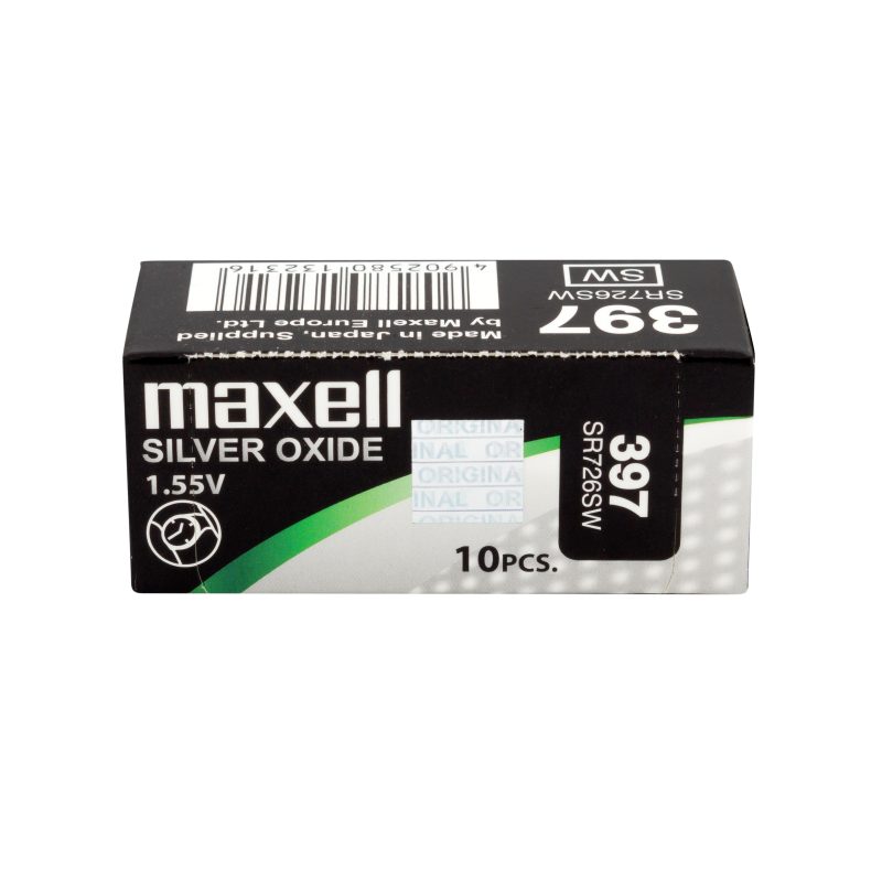Бутонна батерия сребърна MAXELL SR726 SW /AG2/ 397/, 1.55V - Image 2
