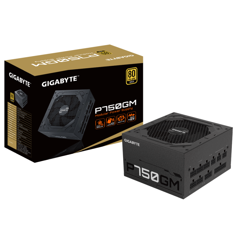 Захранващ блок Gigabyte P750W, 750W, 80+ GOLD, Modular - Image 7