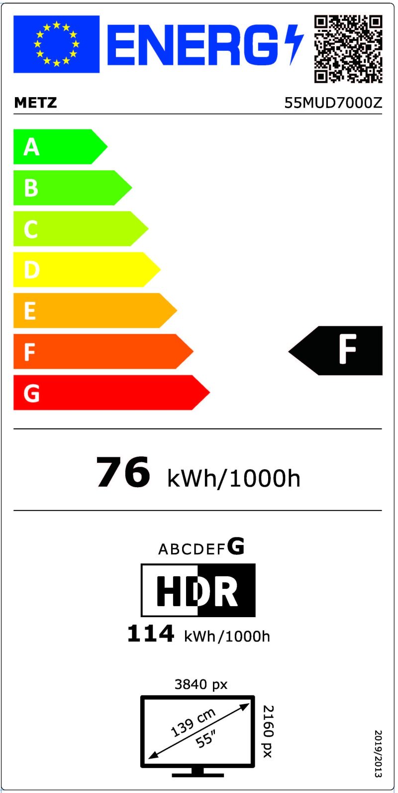 Телевизор METZ 55MUD7000Z, 55"(139 см), LED Smart TV, Google TV, UHD, Черен - Image 9