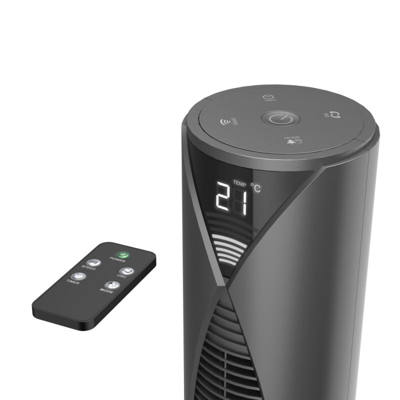 Смарт вентилатор HAMA Smart Free, WiFi, 3 степени, 45W, Черен - Image 2