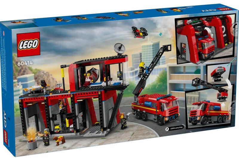 LEGO City - Fire Station with Fire Truck - 60414 - Image 2