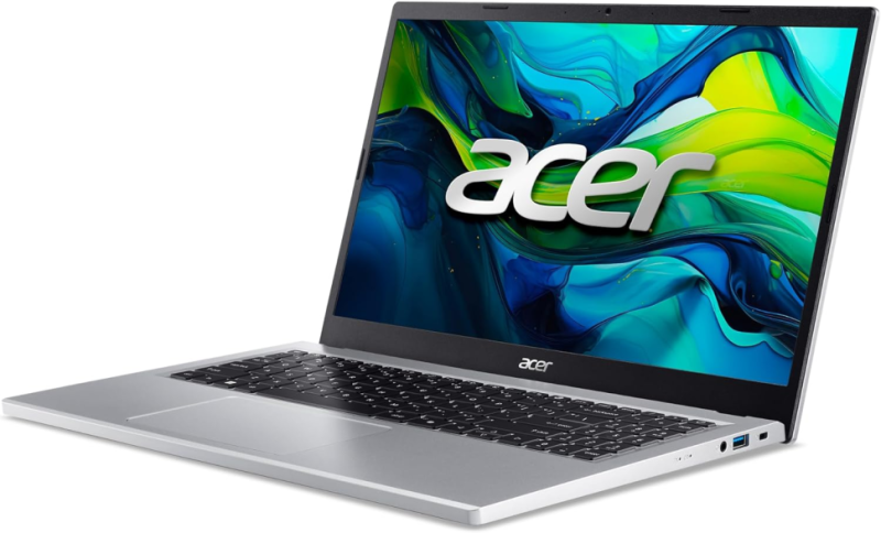 Лаптоп Acer Aspire Go 15 AG15-32P-362S - 15.6" FHD IPS, Intel Core 3 N355, 2x8GB DDR5, 512GB SSD, Free DOS - Image 4