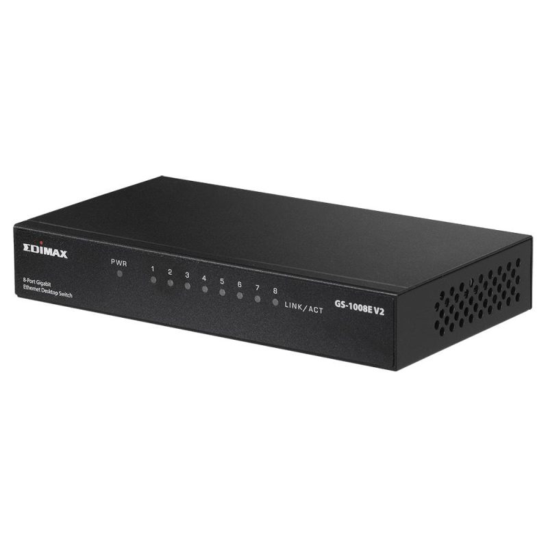 Switch cu 8 porturi EDIMAX GS-1008E V2, Gigabit - Image 2