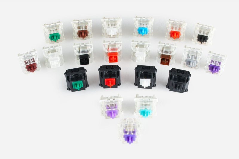 Суичове за механична клавиатура Glorious Gateron Green 120 броя - Image 2