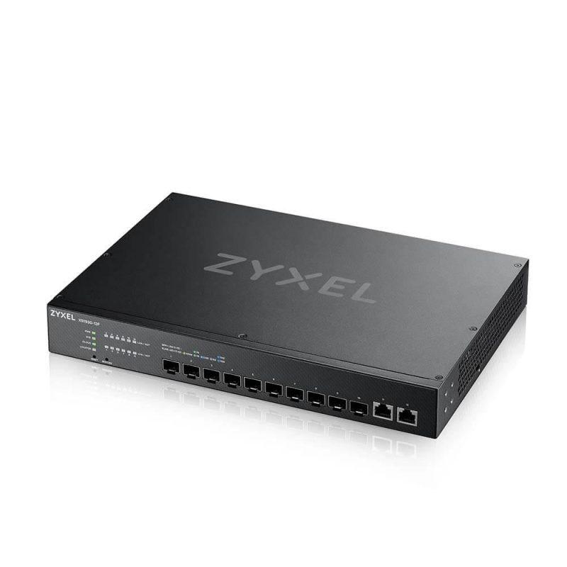 Суич ZyXEL XS1930-12F 10-портов 10GbE SFP + 2x10Gb RJ-45 порта смарт управляем - Image 3