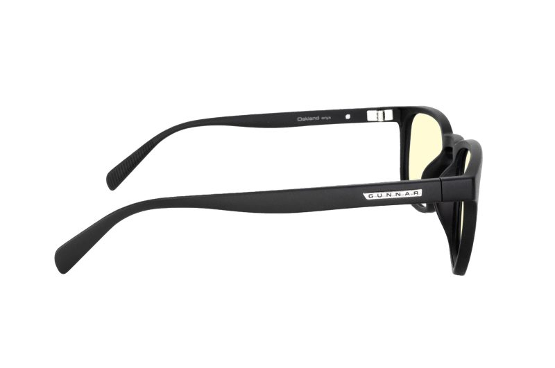 Компютърни очила GUNNAR Oakland Onyx, Amber Natural, Черен - Image 3