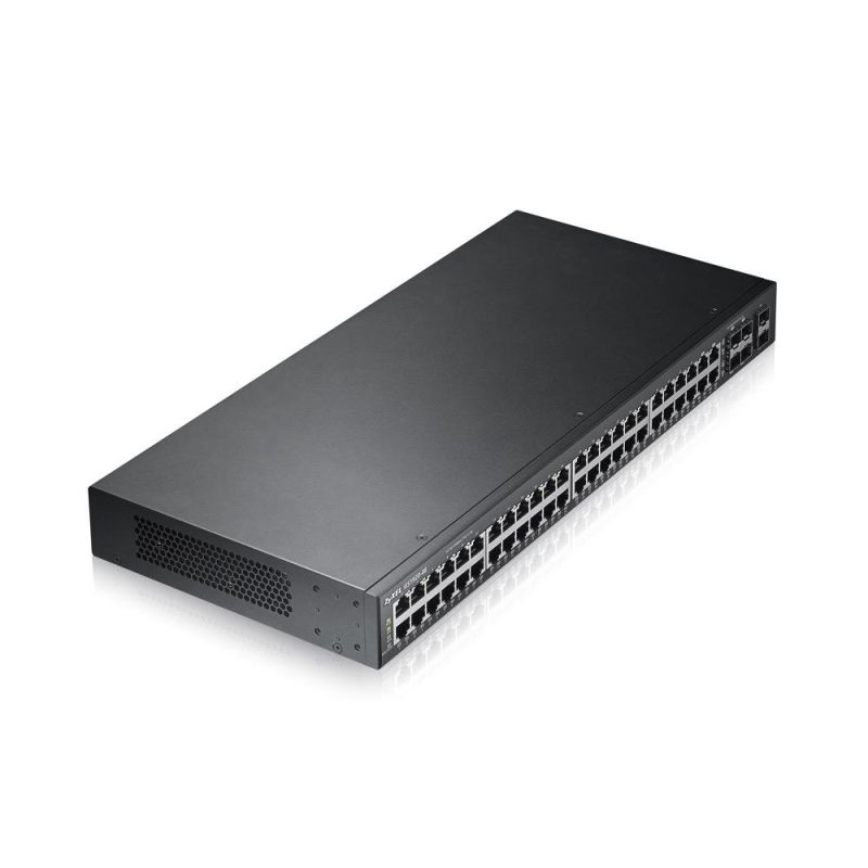 Суич ZYXEL GS1920-48, 44х GbE порта, 4х Combo порта SFP/RJ-45, управляем, за монтаж в шкаф - Image 4