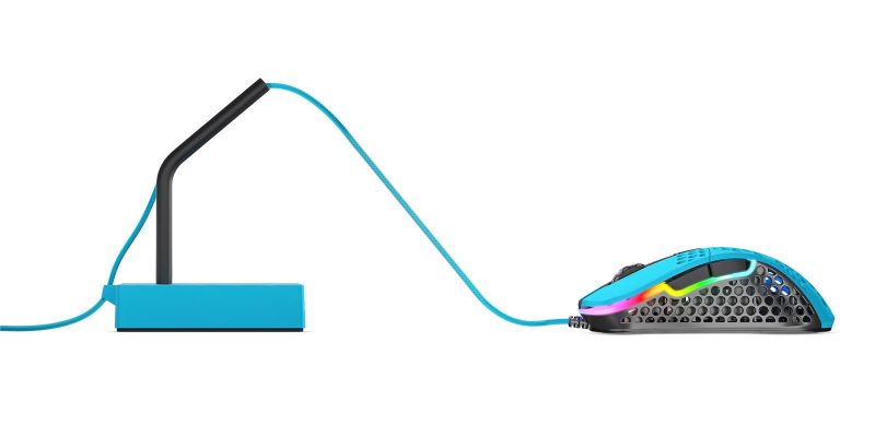 Геймърски аксесоар Bungee Xtrfy B4, за кабела на мишката, Miami Blue - Image 4