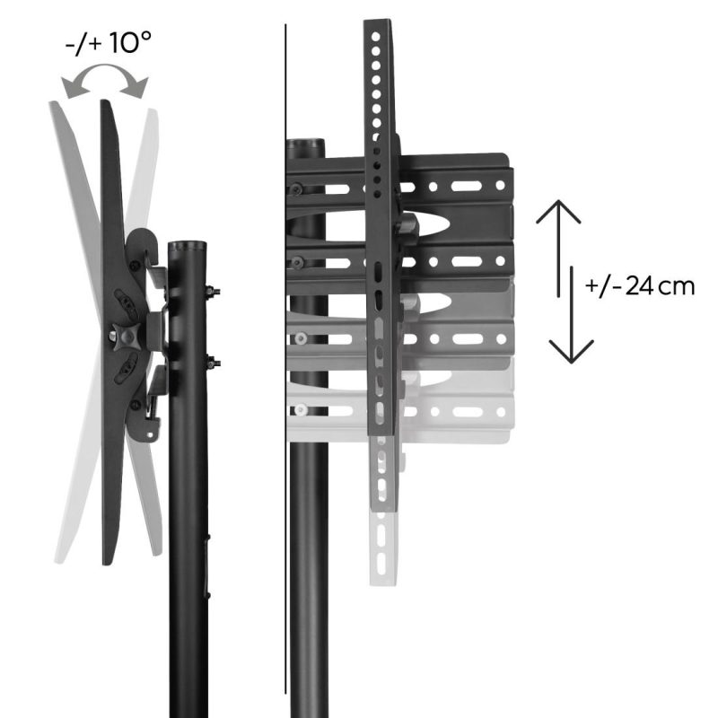 Мобилна стойка за TV HAMA Trolley , до / 75", 220874 - Image 7