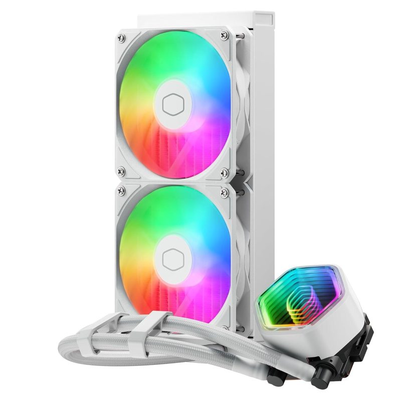 Охладител за процесор Cooler Master Master Liquid 240 Core II ARGB White Edition - Image 2