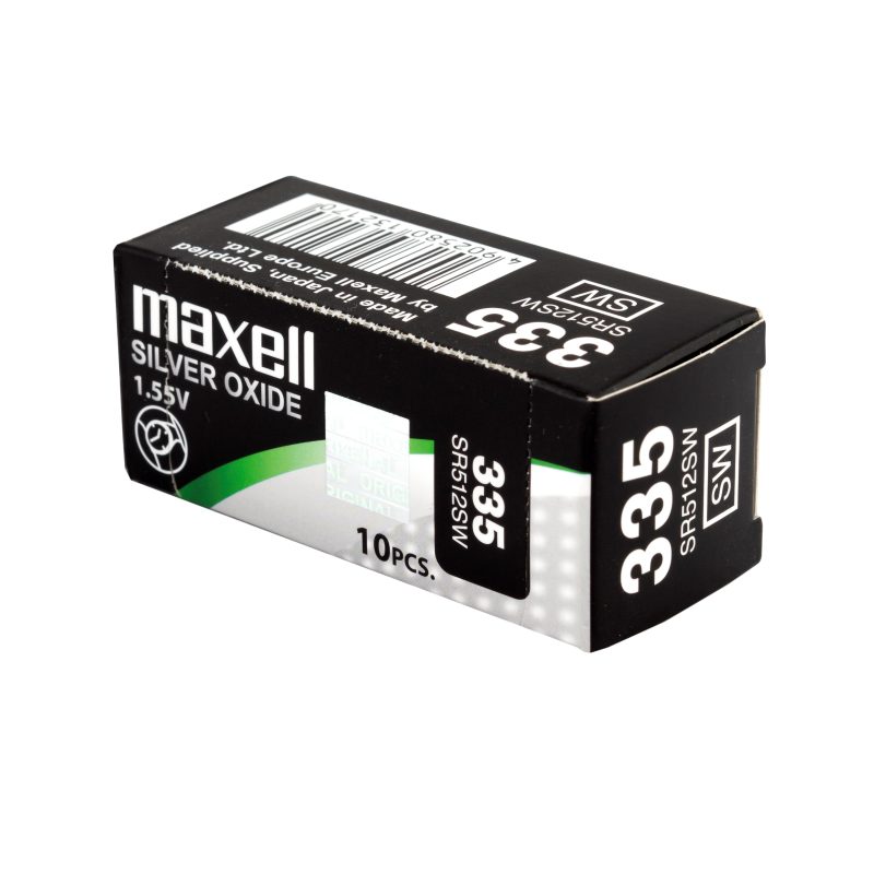 Бутонна батерия сребърна MAXELL SR512 SW /335  1.55V - Image 3