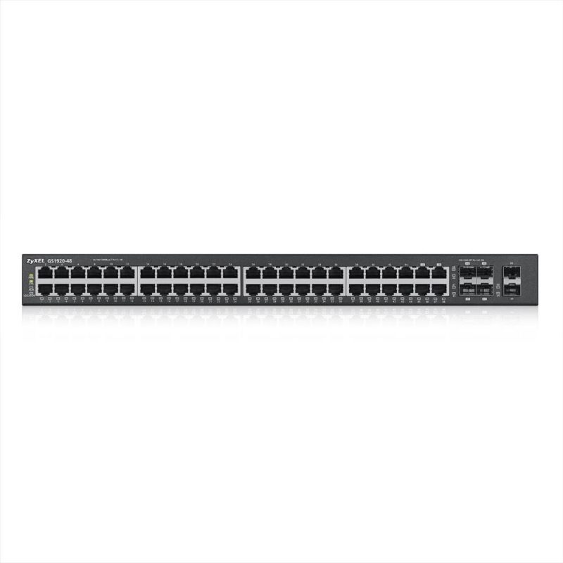 Суич ZYXEL GS1920-48, 44х GbE порта, 4х Combo порта SFP/RJ-45, управляем, за монтаж в шкаф - Image 3