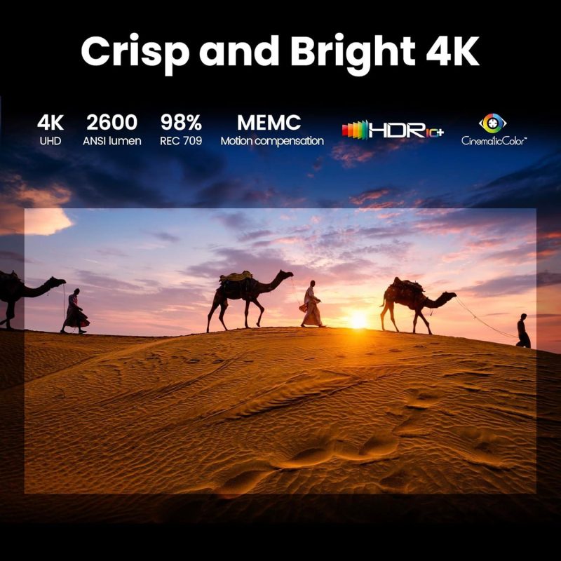 Проектор за домашно кино BenQ GP520 - 4K UHD(3840x2160) 2600 ANSI Lumens - Image 5