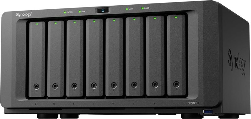 Мрежов сторидж Synology DS1825+, за 8 диска, AMD Ryzen V1500B, 8 GB DDR4 - Image 3
