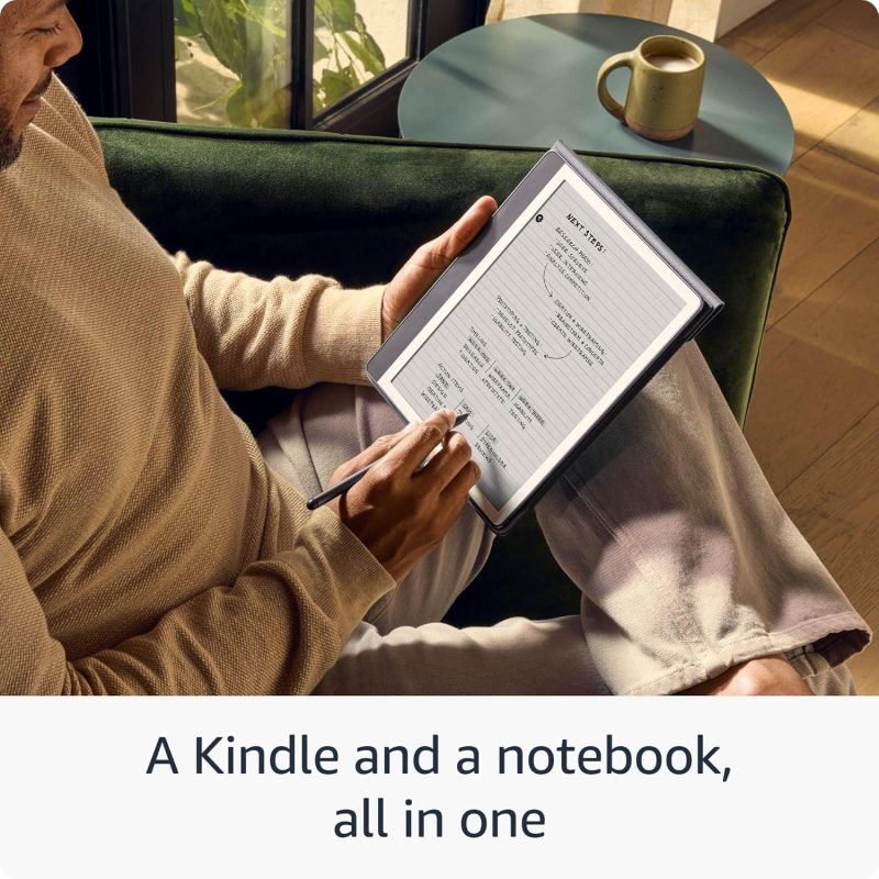 Amazon Kindle Scribe (2024) четец 64GB - 10.2" - с Premium Pen, тъмно сив - Image 2