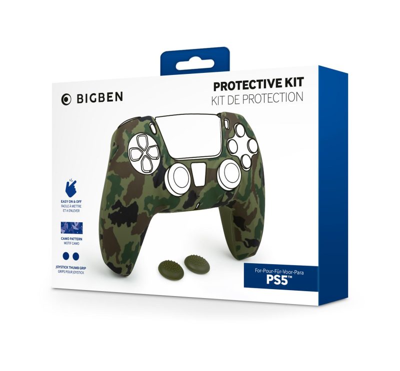 Протектор Nacon BigBen PS5 Silicon Glove, Camo Green - Image 3