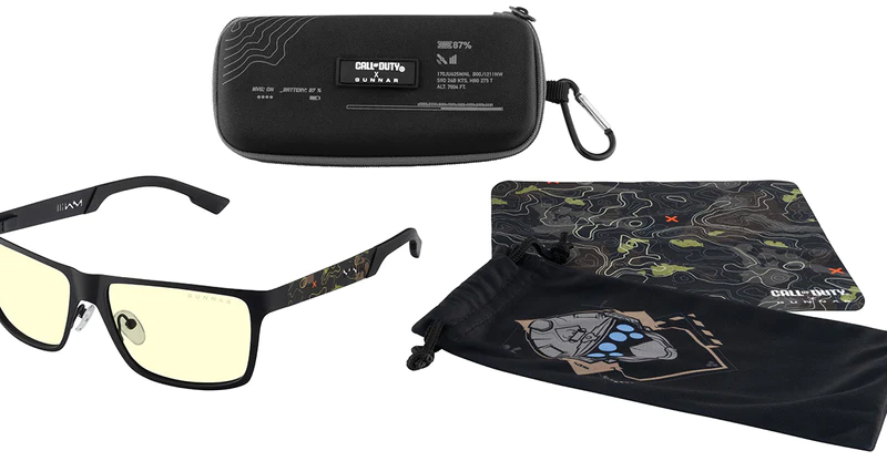 Комплект GUNNAR x Call of Duty UAV Edition - Onyx/Topo - Amber - Очила + калъф