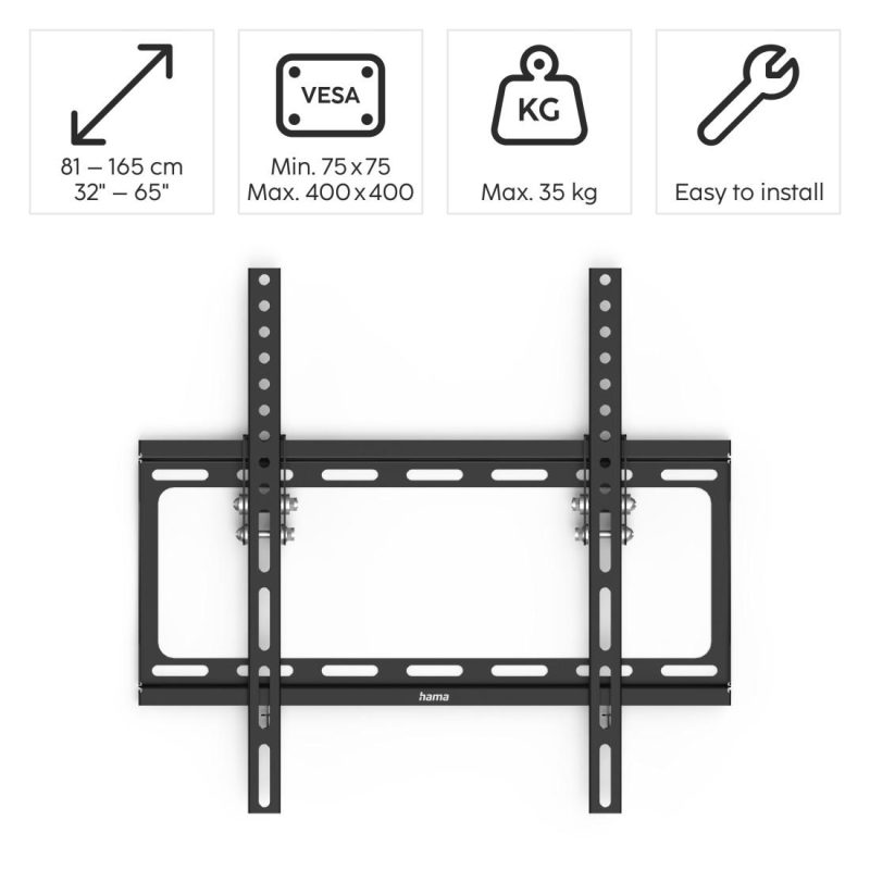 Стойка за TV Hama TILT, 191 см (75"), Черна - Image 7