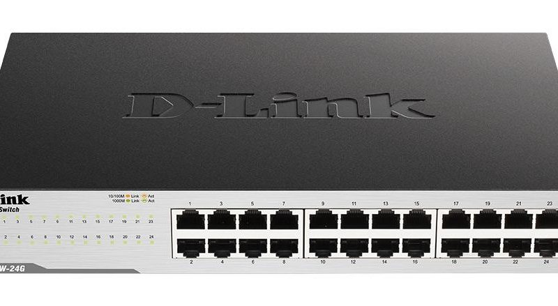 Суич D-Link GO-SW-24G/E, 24 портов 10/100/1000