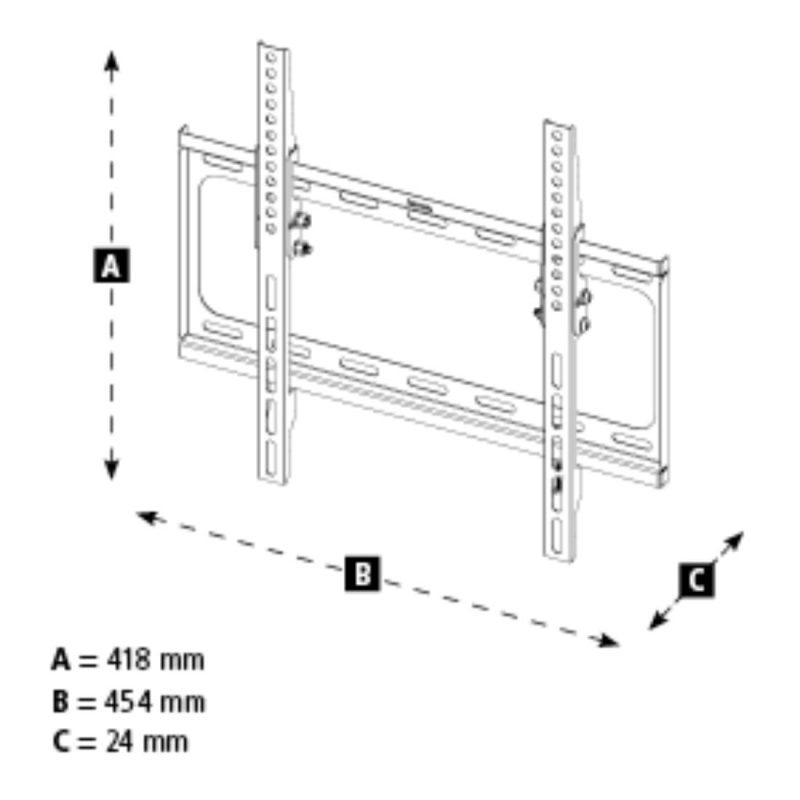 Стойка за TV Hama TILT, 191 см (75"), Черна - Image 13