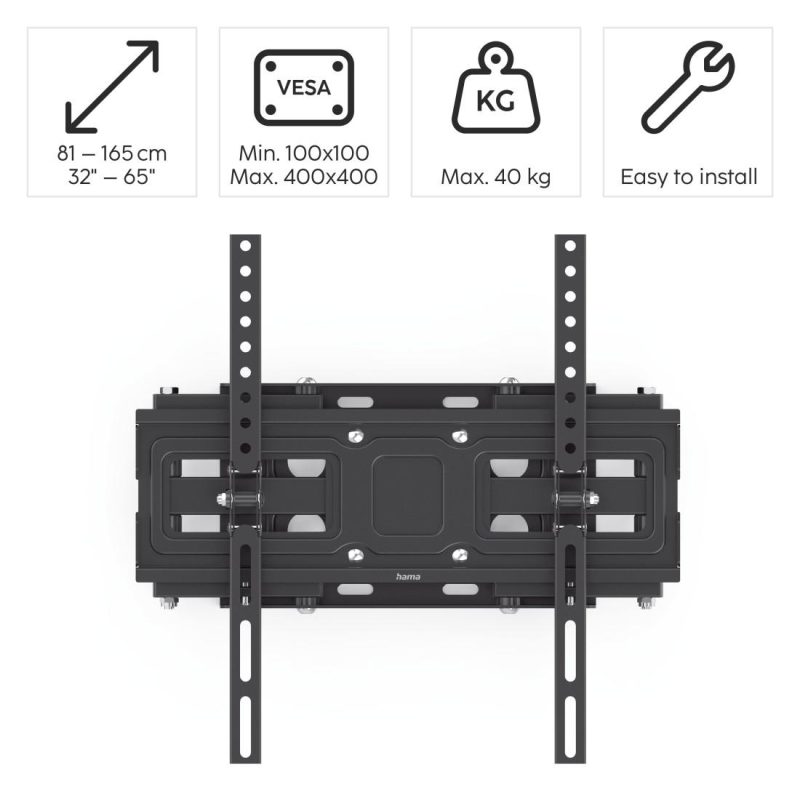 Стенна стойка за TV Hama FULLMOTION, 165 см (65"), 220830 - Image 7