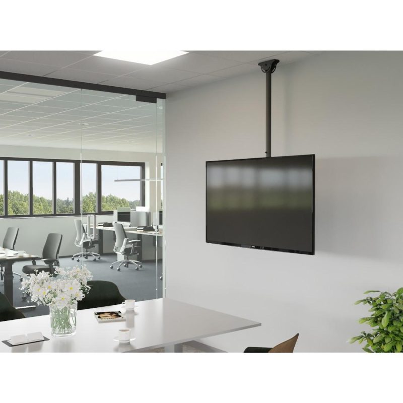 Стойка за таван Hama TV, въртяща се, накланяща се, 165 см (65") до 50 кг, 220878 - Image 13