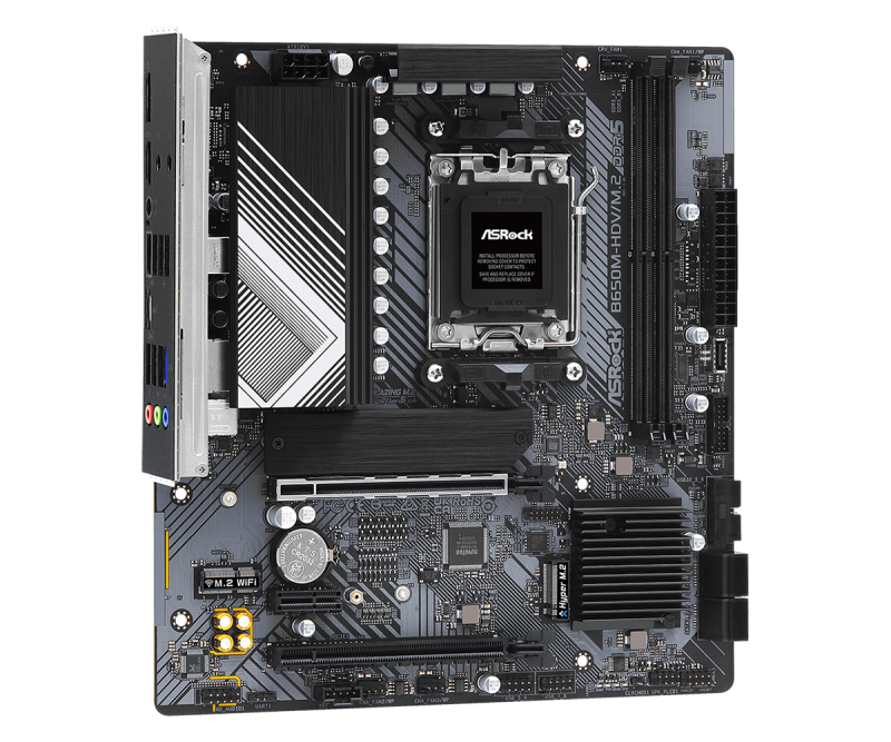 Дънна платка ASRock B650M-HDV/M.2, Socket AM5 2xDDR5 - Image 2