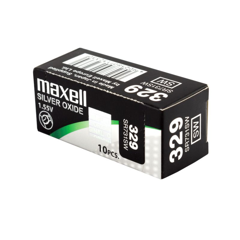 Бутонна батерия сребърна MAXELL SR731 SW / 329/, 1.55V - Image 3