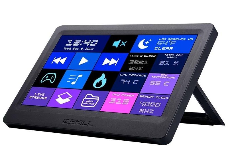 Команден панел G.SKILL WigiDash, 7", USB