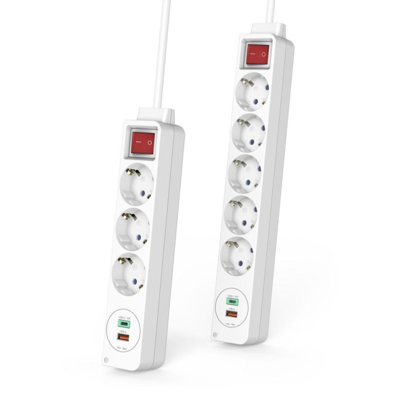 Разклонител USB-C/USB-A 3.4A, 3 гнезда, 2x USB, HAMA-223185 - Image 3