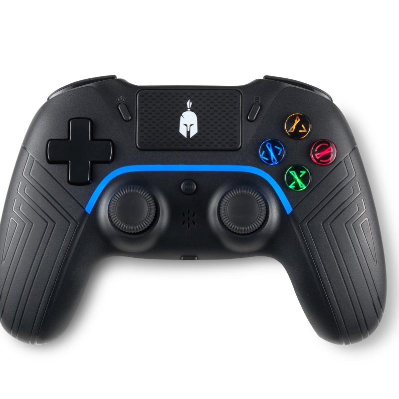 Безжичен геймпад Spartan Gear Aspis 4, за PC и PS4, Черен
