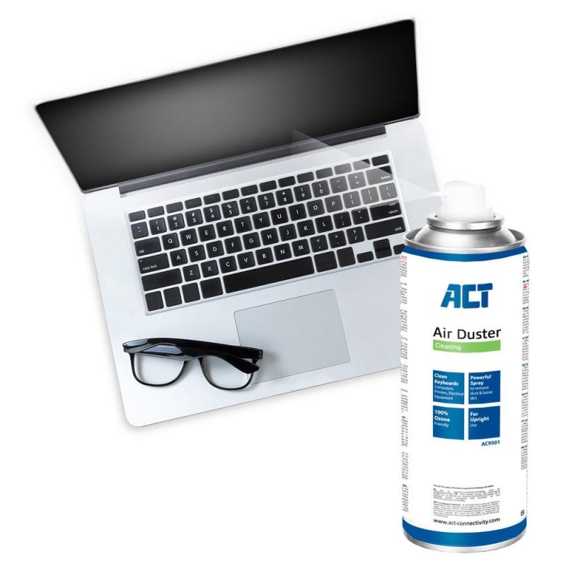 Спрей с въздух ACT AC9501, За клавиатури, LCD, TV монитори, 400 мл. - Image 3