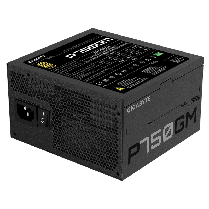 Захранващ блок Gigabyte P750W, 750W, 80+ GOLD, Modular - Image 4