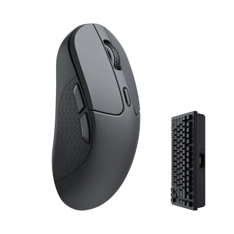 Геймърска Безжична мишка Keychron M3 4000Hz, Matte Black - Image 2