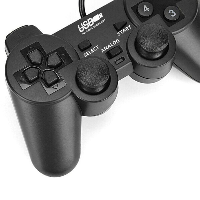 Жичен геймпад ESTILLO 703  Dual Vibration, USB, Черен - Image 2