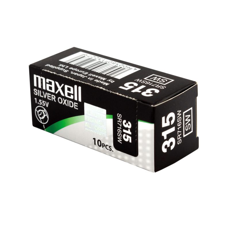 Бутонна батерия сребърна MAXELL SR716 SW 1.55V /315/ - Image 3