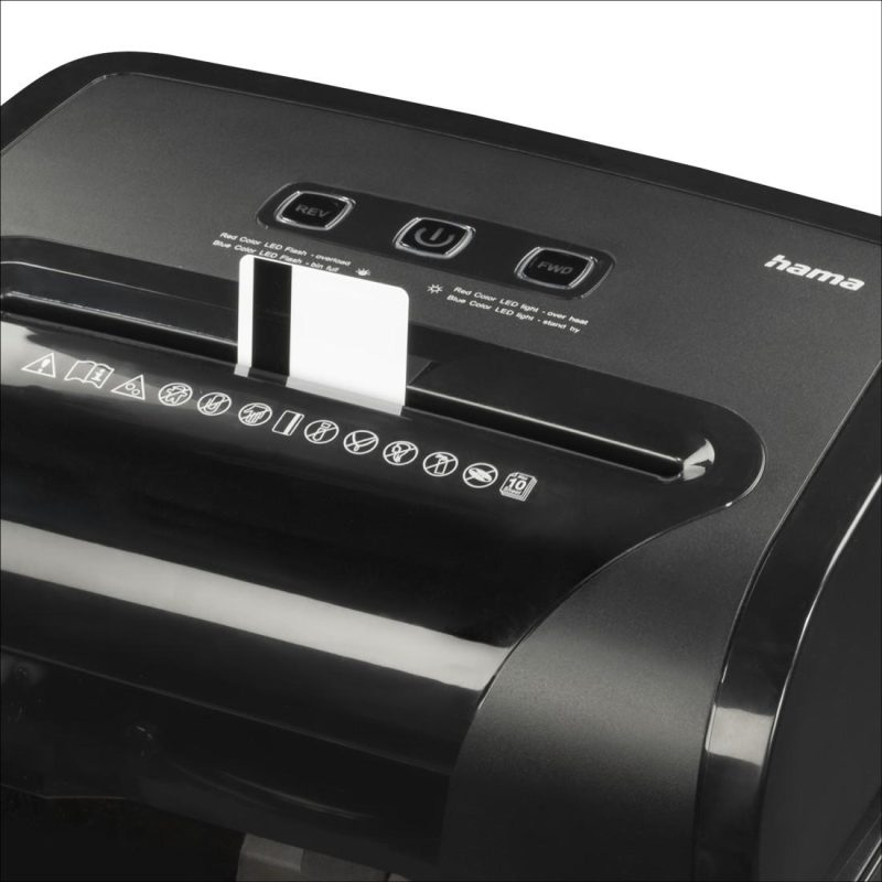 Шредер Hama "Premium M10+", ниво на сигурност P5 T5 E4, 50549 - Image 9